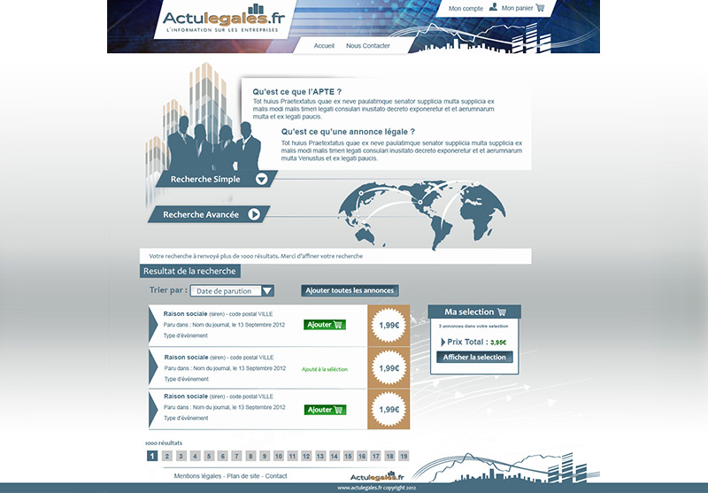 Proposition avec visuels page de resultats