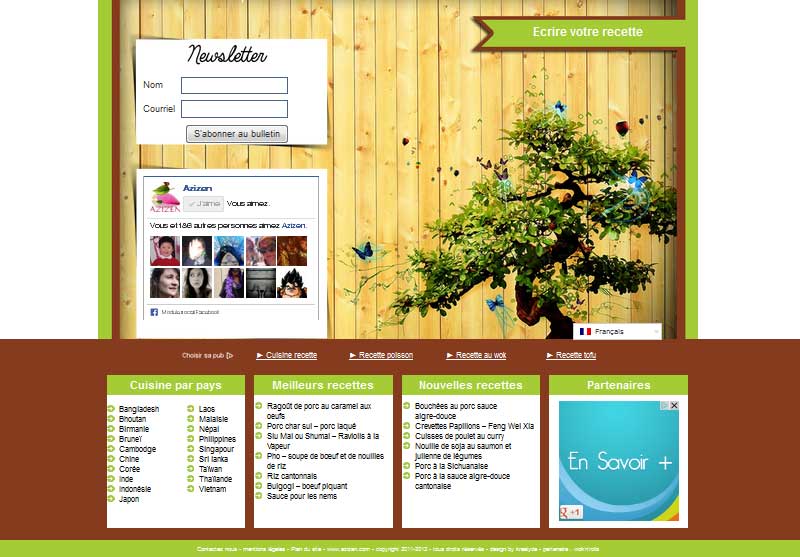 Azizen - site de cuisine asiatique