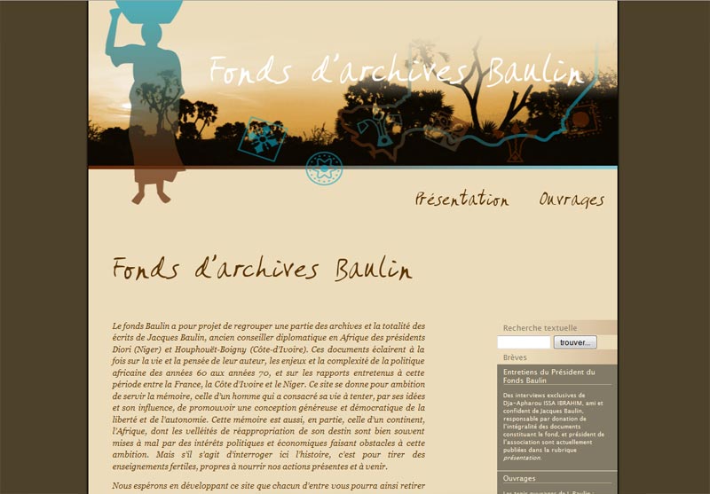 fonds baulin - page d'accueil
