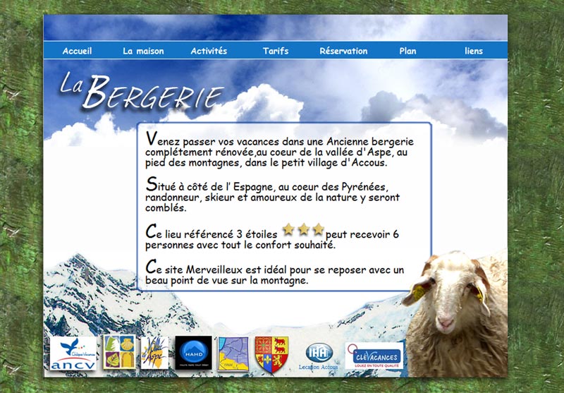 la bergerie - page d'accueil